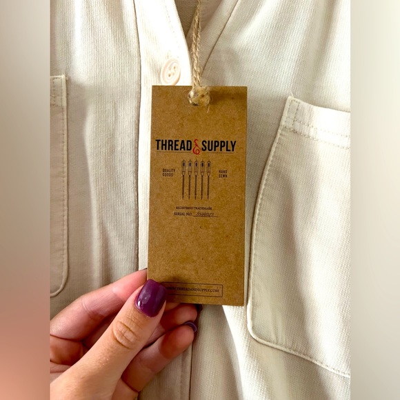 Thread & Supply Oversized Button Up Shirt - Picture 2 of 3